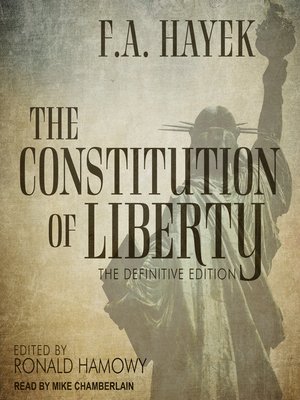 cover image of The Constitution of Liberty